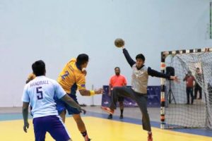magdeportes extra handball varonil Tigres DGD 1arquero Alexis Peña