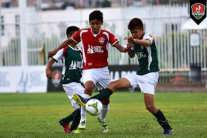 San Juan de los Lagos, Jalisco 2 de Junio de 2016. Acciones durante el partido entre las selecciones de Tamaulipas y Zacatecas durante los octavos de final del Campeonato Nacional Sub-13 San juan de los Lagos, del Sector Amateur, celebrado en el Deportivo Santa Lucía. Foto: Imago7/Hugo Avila