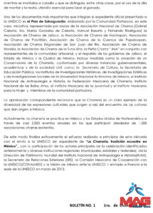 Reconoce la UNESCO a los Parachicos en la Fiesta Tradicional de