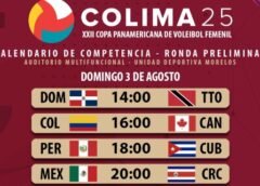 Todo Listo Para la Copa Panamericana de Voleibol Femenil Colima 2025