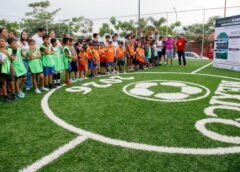 Entregó Gobierno del Estado Nueva Cancha de Fútbol 5 en Coquimatlán