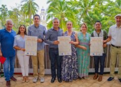 Presentan Tey y Alejandro Mancilla Carrera Pedestre de VdeA a Minatitlán 