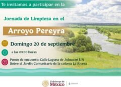 Invita Conagua a Participar en la Mega Jornada de Limpieza de Ríos 2026 
